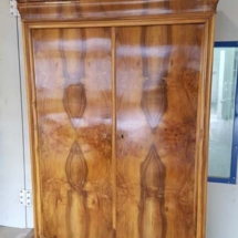 AFTER EARTHWOOD Completed restoration of armoire
