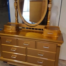 Gold-painted Tallboy