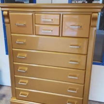 Gold painted tallboy 1
